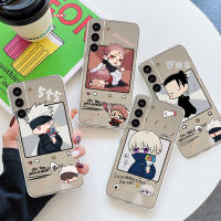 Kawayi Jujutsu Kaisen Anime phone Case for Samsung Galaxy S22 Ultra 5G S21 Plus S10e S10 Lite S9 S20 FE Transparent Soft Capa Phone Cases