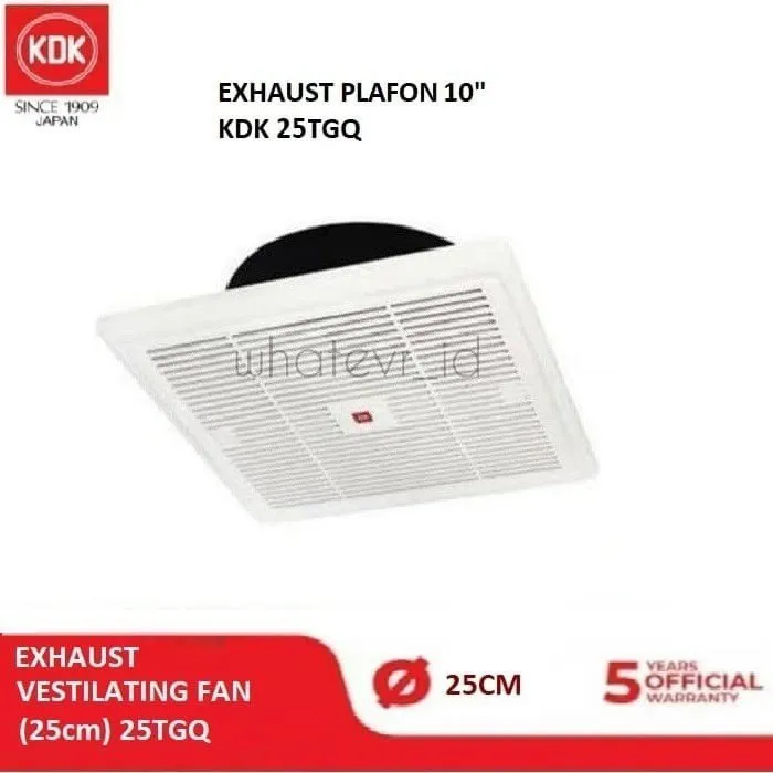 Kdk Tgq Kipas Exhaust Fan Plafon Ceiling Hexos Inch Lazada Indonesia