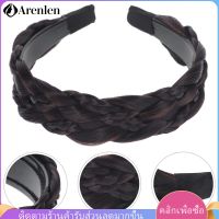 Arenlen【Hot Sale】 Braid Wig Hidband Braided Braided Hair Band Hair Hair Hair Wig Hair Hoop Hoop Women Headdder