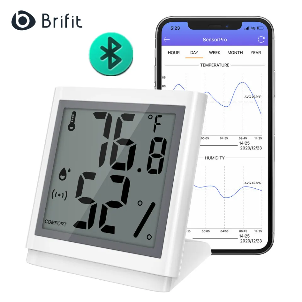 Brifit, The Hygrometer and Thermometer Bluetooth