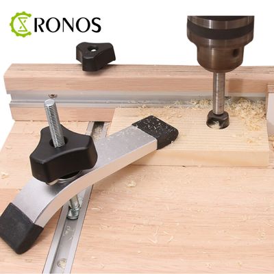 Woodworking Press Plate Press Block Saw DIY Circular Saw T Slider Handle Chute Metal Hold Down Clamp Table Saw Accessories