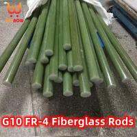 Length 25/50cm G10 Fiber Glass Rods FR4 Light-green Epoxy Resin Rods 3240 Epoxy Bar High Hardness Insulating Material Gasket DIY