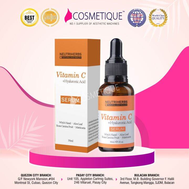 Organic Neutriherbs Vitamin C Serum With Hyaluronic Acid30ml Lazada PH