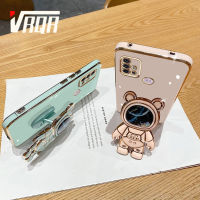 VRQR เคสโทรศัพท์ Motorola MOTO G30/MOTO G20/MOTO G10 6DStraight Edge Plating + Quicksand มนุษย์อวกาศผู้พาคุณสำรวจพื้นที่วงเล็บนุ่มคุณภาพสูงดีไซน์ใหม่