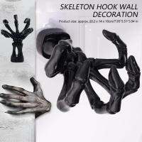 Halloween Skeleton Hook Wall Three-Dimensional Ghost Hand Storage Hook Decoration Props M6J8