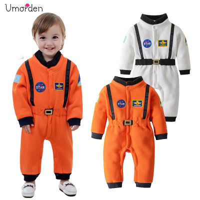Umorden Astronaut Costume Space Suit Rompers For Baby Boys Toddler Infant Halloween Christmas Birthday Party Cosplay Fancy Dress