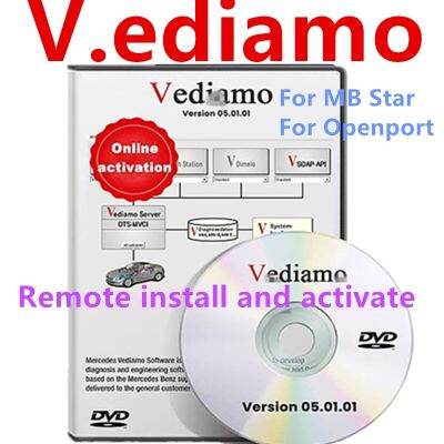 2022 hot Vediamo 5.01.01 remote install and activate For MB STAR C4 SD C5 openport Offline Programming By-pass Engineering Softw