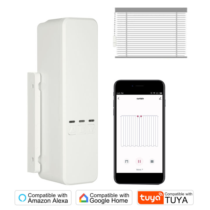wifi-tuya-diy-smart-motorized-chain-roller-blinds-shade-shutter-drive-motor-app-control-compatible-with-alexa-google-home-voice-control-programmable-electric-curtain-motor