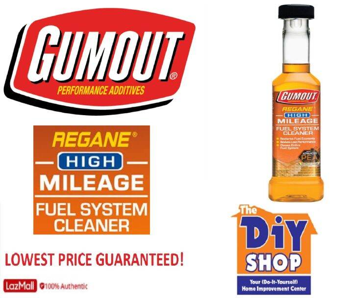 Gumout Regane High Mileage Fuel System Cleaner with PEA 6 oz (GAS ONLY