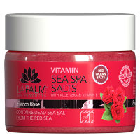 LA PALM VITAMIN SEA SPA SALTS FRENCH ROSE 340 g ของแท้!! / Soak แช่ผิวกาย