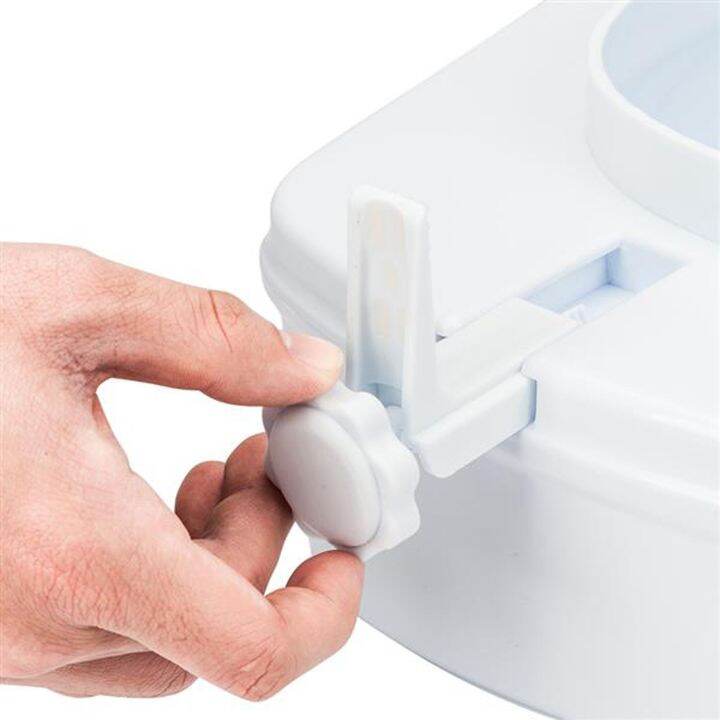 Raised Toilet Seat Lift Safety Height Elevated Tightening Elder Pregnant Disabled Toilet Seat