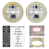 VICENDA ไฟฟลัดไลท์อินพุต DIY สีขาวเย็นขนาดเล็กชิปแสงถั่วไฟ LED หลอดไฟ LED SMD2835