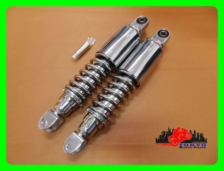 honda-cb450-cb500k-cb550-chrome-rear-shock-set-pair-315-mm-โช๊คคู่หลัง-โช๊คหลัง-โช๊คอัพ-สีชุบ-ชุบโครเมียม