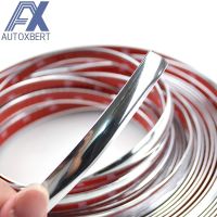 Newprodectscoming 12mm Car Styling Chrome Trim Piece Molding Strip Door Window Light Mirror Cover Decoration For Ford Toyota Hyundai Mazda Kia etc