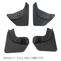 Car Wheel Mud Flaps Splash Guards For Tesla Model 3/Y Mudflaps Soft TPE Wheel Fender