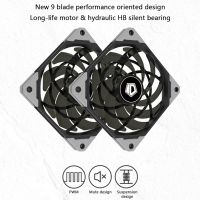 【LZ】♤  ID-COOLING Fan 120mm Computer Case Cooling Fan PWM Silent Quiet Water Cooling System Chassis PC Cooler HB Hydraulic Bearing 12v