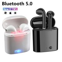 i7s tws Headphones Bluetooth 5.0 Earphones Wireless Headsets Stereo Bass Earbuds In-ear Sport Waterproof Headphone free shipping