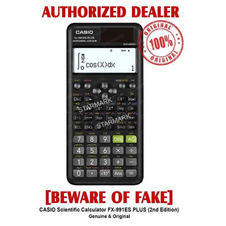 Casio Scientific Calculator FX-991ES Plus Calculators 2nd Edition Heavy ...