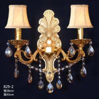 Zhongshan manufacturer wholesale type alloy crystal wall lamp sitting room double bedroom restoring ancient ways of French LED wall lamp ❤