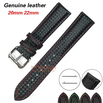 Lmitation carbon fiber strap 20mm 22mm for Samsung Galaxy Watch