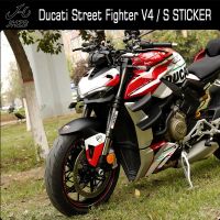 Applicable to Ducati Street Fighter V4 / s Motorcycle modification sticker body Decal color decorative film Decals  Emblems