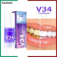 V34 30ml Kem Đánh Răng màu tím Corrector kem đánh răng cho răng