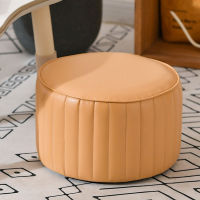 รอบออตโตมันอุจจาระเก้าอี้เล่นเกมที่ทันสมัย Commodes Pouf ออตโตมันมือถือขนาดเล็กแบบพกพาที่นั่งออกแบบ Tabouret เฟอร์นิเจอร์นอร์ดิก