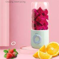 500ML Electric Juicer Portable Fruit Smoothie Blender Cup Six Knife Mini Blenders USB Wireless Press Charging Manual Juicers Cup Decanters