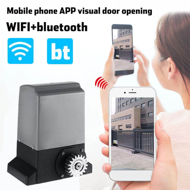 1200W WiFi APP Control Automatic Electric Sliding Gate Operator Motor