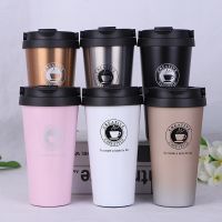 【CW】Thermos Coffee Mug Double Wall Stainless Steel Tumbler Vacuum Flask Water Bottle For Girls Thermal Tea mug Travel Thermocup