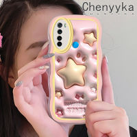 เคส Chenyyka สำหรับ Xiaomi Redmi Note 8 2021 Note 8T เคสลายการ์ตูน3D ดาวส่องแสงเคสโทรศัพท์แบบใสขอบซิลิโคนนิ่มหลากสีป้องกันเลนส์กล้องเคสโปร่งใสกันกระแทก