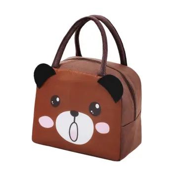 Panda Insulated Lunch Bag for Girls Cute Animal Print Lunch Box