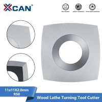 XCAN Square Wood Turning เครื่องมือ คาร์ไบด์ แทรก 11x11x2mm R50 Hollowers Finisher เครื่องกลึงไม้ เครื่องมือ เปลี่ยนเครื่องตัดคาร์ไบด์ แทรก