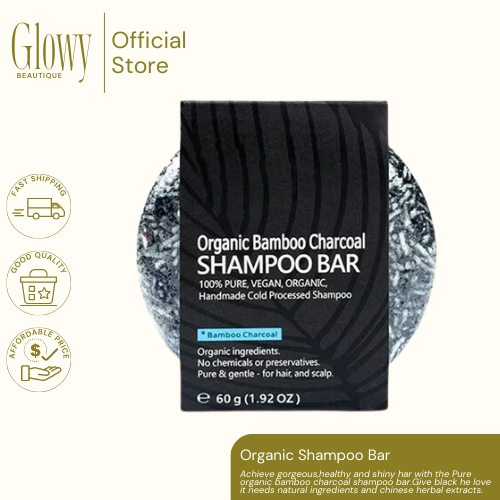 AUTHENTIC Organic Bamboo Charcoal Shampoo Soap Shampoo Bar Lazada PH