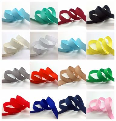 ☼✌✔ 5yards/lot 3/4 quot; 20mm Grosgrain Ribbon Wedding Christmas Party Decoration DIY Gift Packing DIY Sewing Craft 22 Color