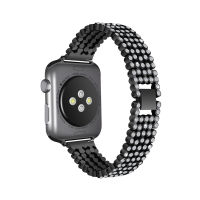 Diamond Strap For Apple Watch band 44mm 40mm 42mm 38mm Luxury watchband Stylish Crystal belt bracelet series 3 4 5 se 6