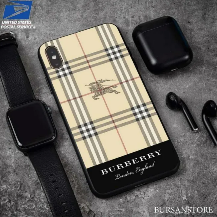 Burberry Phone Case iPhone Case for iPhone 13 12 11 Pro Max 6 6S 7 8 Plus X  XR XS Case Cover | Lazada PH