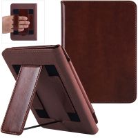 Stand Case for Kobo Clara 2E (2022 ReleaseModel N506) - Premium PU Leather Bookcover with Double Hand Strap/Auto Sleep and Wake