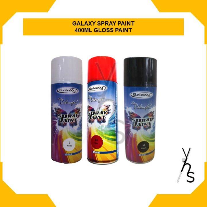 GALAXY Spray Paint 400ml Cat Spray / Cat Sembur / Spray tin 喷漆 Lazada