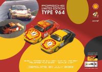 **Pre-Order** Spark X TINY  1:64 964 Carrera Cup Pirelli #1 &amp; #2 2Cars Set  Diecast Model Car