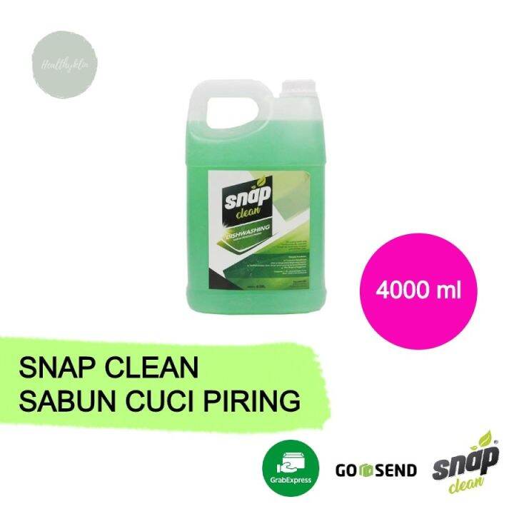 Dishwashing Sabun Cuci Piring Snap Clean Lemon 4 Liter Lazada Indonesia