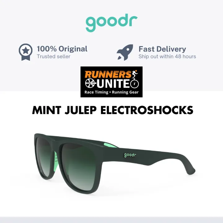 Goodr BFG Mint Julep Electroshocks Polarized Sunglasses (Wider) Lazada