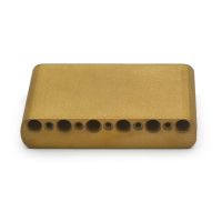 Brass Guitar Bridge Base Metal Guitar Vibrato System Guitar Base Electric Guitar Tremolo System Copper Base for ST Electric Guitar Accessories