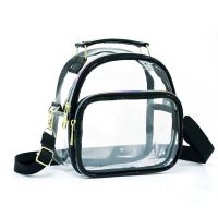 【YF】 PVC Transparent Crossbody Bag Clear Handbag Ladies Messenger Bags Boho Womens Jelly Shoulder For Gym Stadium Chest