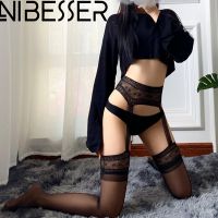 【YF】❃□♂  NIBESSER Stocking Thigh Stockings Suspender Garter Erotic Hollow Out  Tights Pantyhose