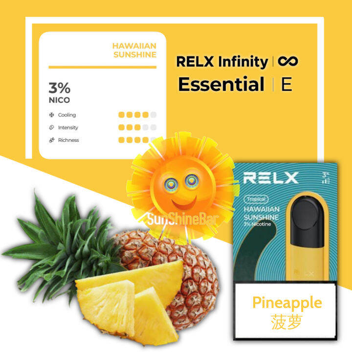 Refill Pods Hawaiian Sunshine Pineapple Infinity Pro Pods 100 Original