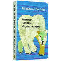 Polar bear what did you hear about the original English picture book Liao Caixing book list grandpa Eric Carr cardboard book