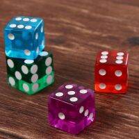 【LZ】 Casino Dice with Razor Edges Matching Serial Numbers Clear Translucent D6 Royal Craps 19mm