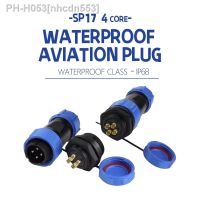 Waterproof aviation plug male and female rear nut socket connector sp17 13 connector 2 3 4 5 6 core