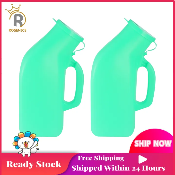 ROSENICE 1/2Pcs 1200ml Men's Portable Outdoor Urine Bottle Urine